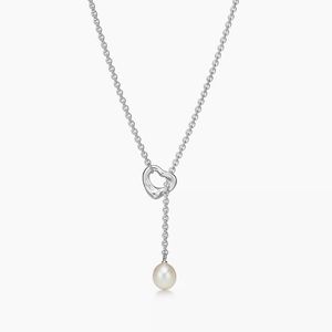 Elsa Peretti Open Heart Lariat Necklace from Tiffany & Co.